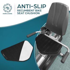 Recumbent Bike Seat Cushion - Anti Slip Large Exercise Bike Seat Cushion Pad - Ideal Recumbent Bike Cushion fits All Recumbent Exercise Bike Including Extra Wide and Desk Bike- Gel Pad