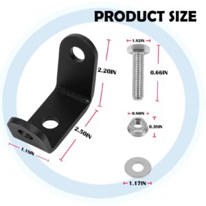 E-cowlboy for BoatBuckle G2 Universal Strap Mounting Bracket Kit #F14254 Retractable Transom Straps Mounting Bracket Kit for Boat Trailers 3-Sided Brackets