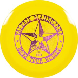 Dynamic Discs Limited Edition 2022 Team Series Valerie Mandujano Logo Fuzion-X Vandal Fairway Driver Golf Disc [Colors Will Vary] - 173-176g