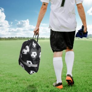 24 Pieces Soccer String Bag Drawstring Back Sack with Reflective Stripe Soccer Bags Soccer Draw String Bag Soccer Team Bag Drawstring Soccer Bag Team Sports Bags for Yoga Dance Swimming Supplies