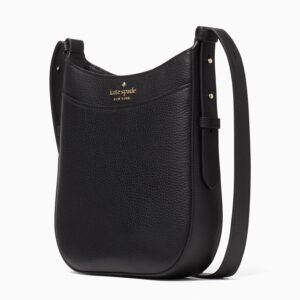 Kate Spade Leila Pebbled Leather Crossbody Purse (Black)