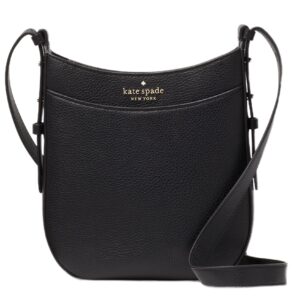 Kate Spade Leila Pebbled Leather Crossbody Purse (Black)