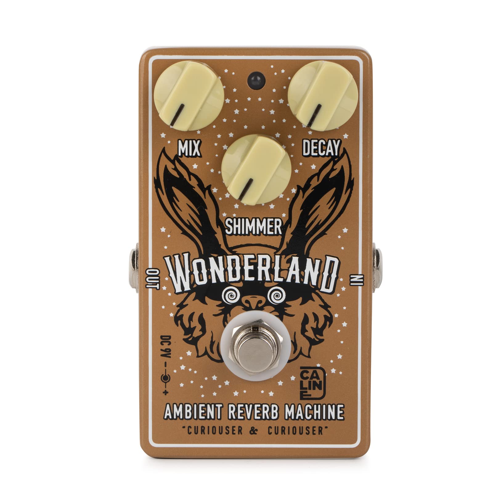 Caline CP-508 Wonderland Ambient Modulated Digital Reverb Guitar Effects Pedal Aluminum Alloy Casing