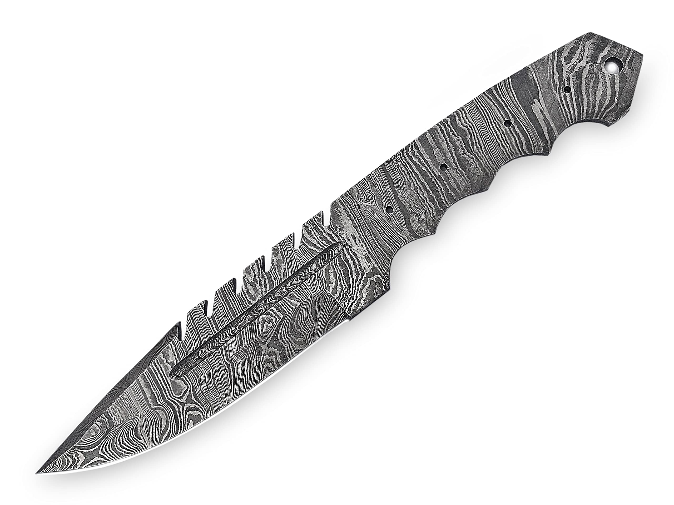 Custom Handmade Damascus Steel Blank Blade for Knife Making HB 12