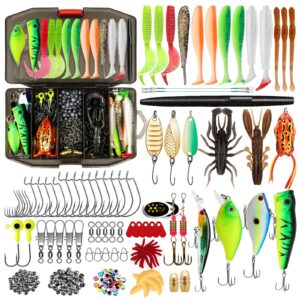 truscend widely used fishing bait rigs worth ever penny, selected fishing lures & tackle kit for starter freshwater fishing, economic/giftable/premium fishing gear set available, perfect fishing gifts