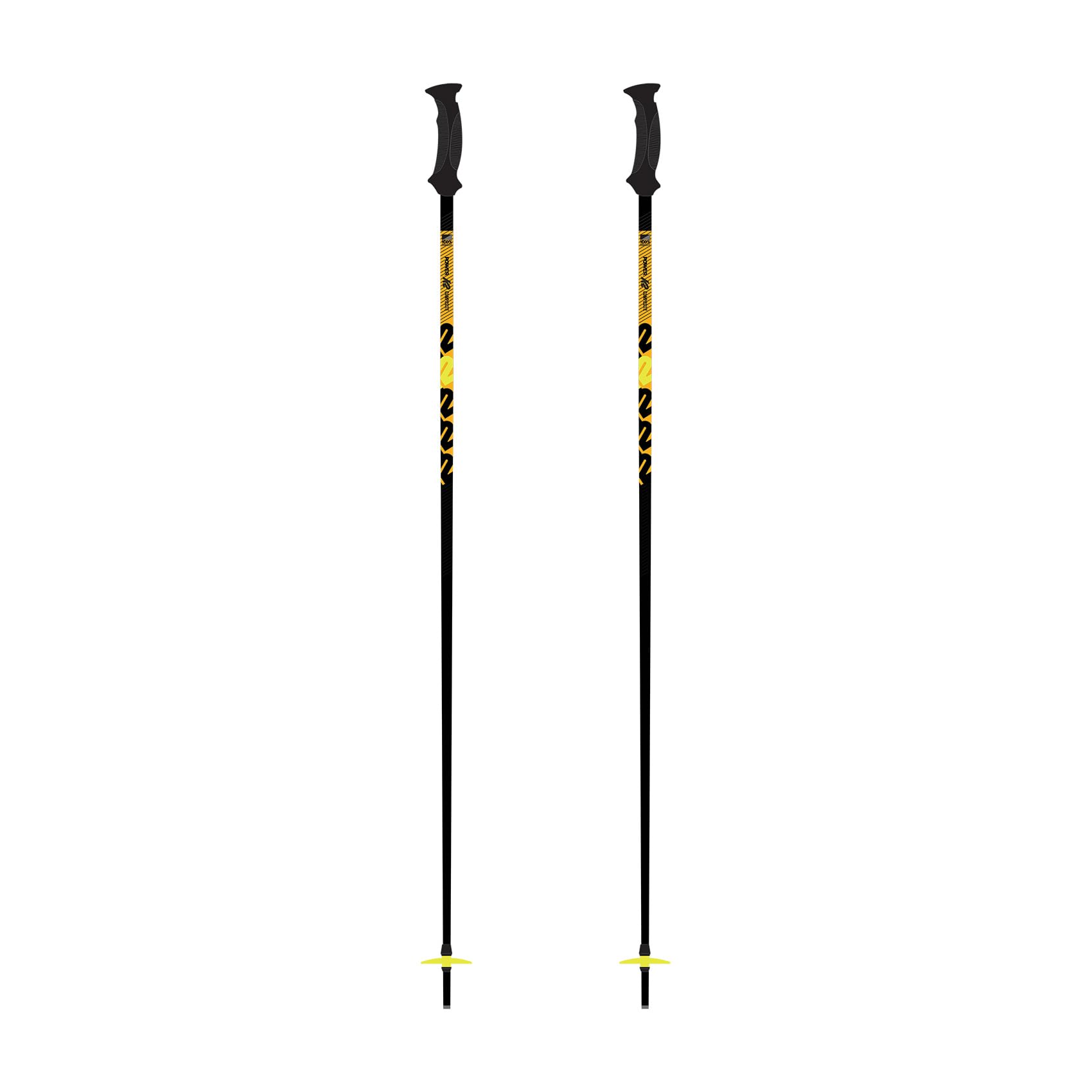 K2 Power Composite Mens Ski Poles, 50, Yellow