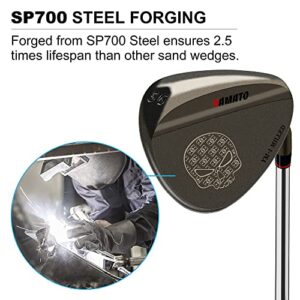 Yamato Golf Wedge Set or Individual Golf Wedges 50/52/54/56/58/60 Golf Gap Wedge Sets Sand Wedge|Lob Wedge Golf Clubs for Men & Women Milled Face for High Spin