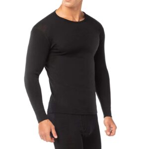 3 Pack Men's Compression Shirts Long Sleeve Athletic Base Layer Running Top UV Sun Protection Outdoor Work Out Shirts Black M