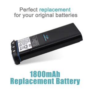 Accessoryway BP-252 7.4V 1800mAh Li-Ion Battery Compatible for ICOM IC-M36 IC-M33 IC-M34 Marine Radio Replacement Battery