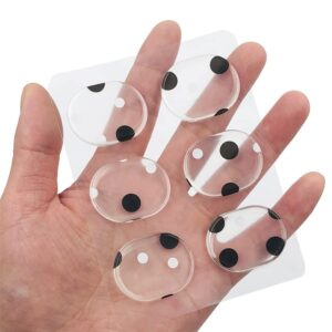 50 pieces Drum Dampeners Gel Pads, lyfLux Silicone Drum Silencers, Drum Mute Pads, Dumb Drum Damping Pad, Overtone Paste, Drum Damper Gel Pads For Drums Tone Control