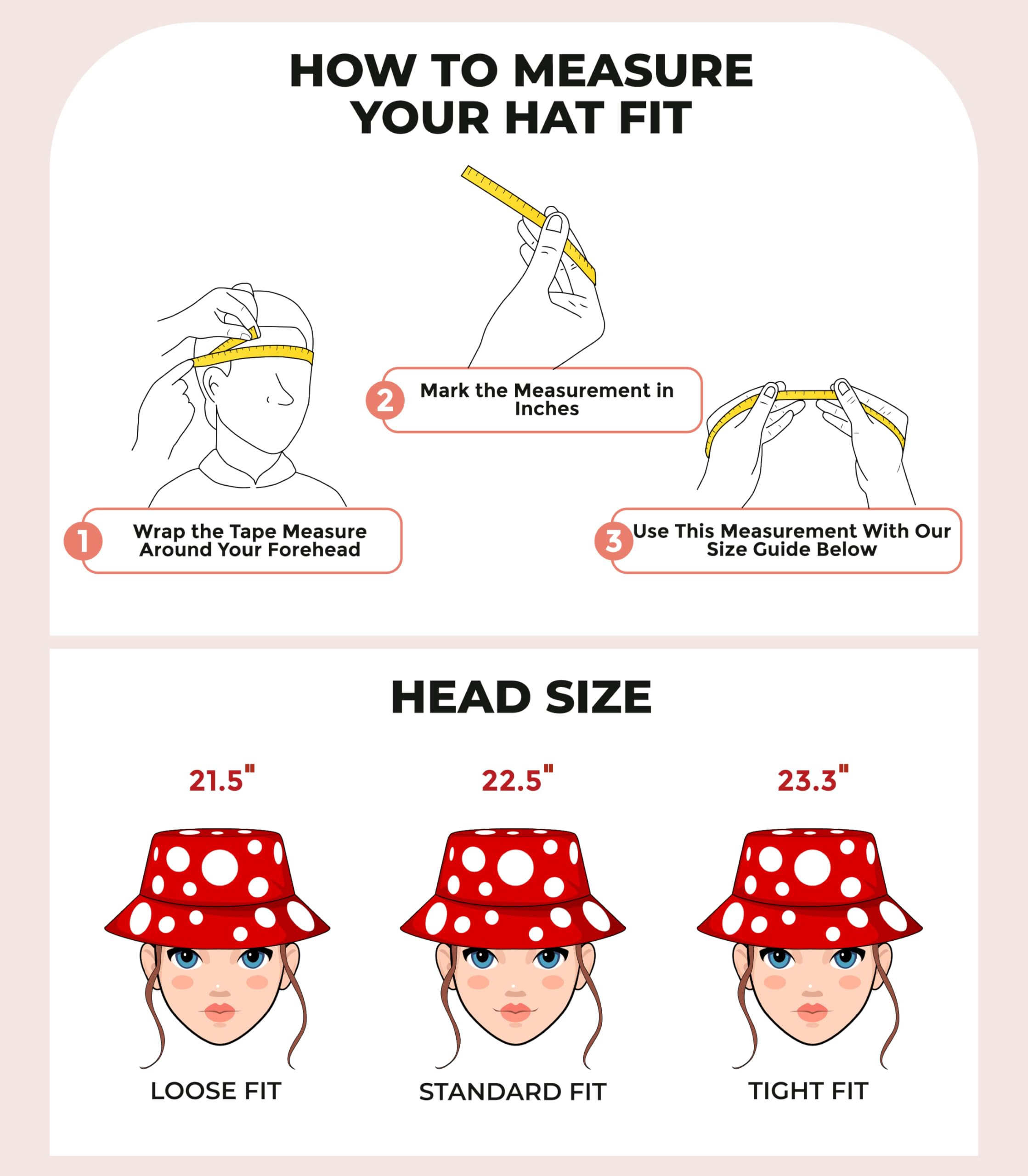 Shrumiez Red Mushroom Hat - Mushroom Bucket Hat for Mario Toad Toadstool Toadette Rave Cosplay Costume Outfit Adult Women Men