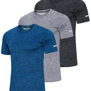 MAGCOMSEN Dryfit Shirts Mens T Shirts for Men Short Sleeve Shirts Athletic Shirts for Men Fishing Shirts Summer Top Tee Running T Shirt Gym Shirts for Men