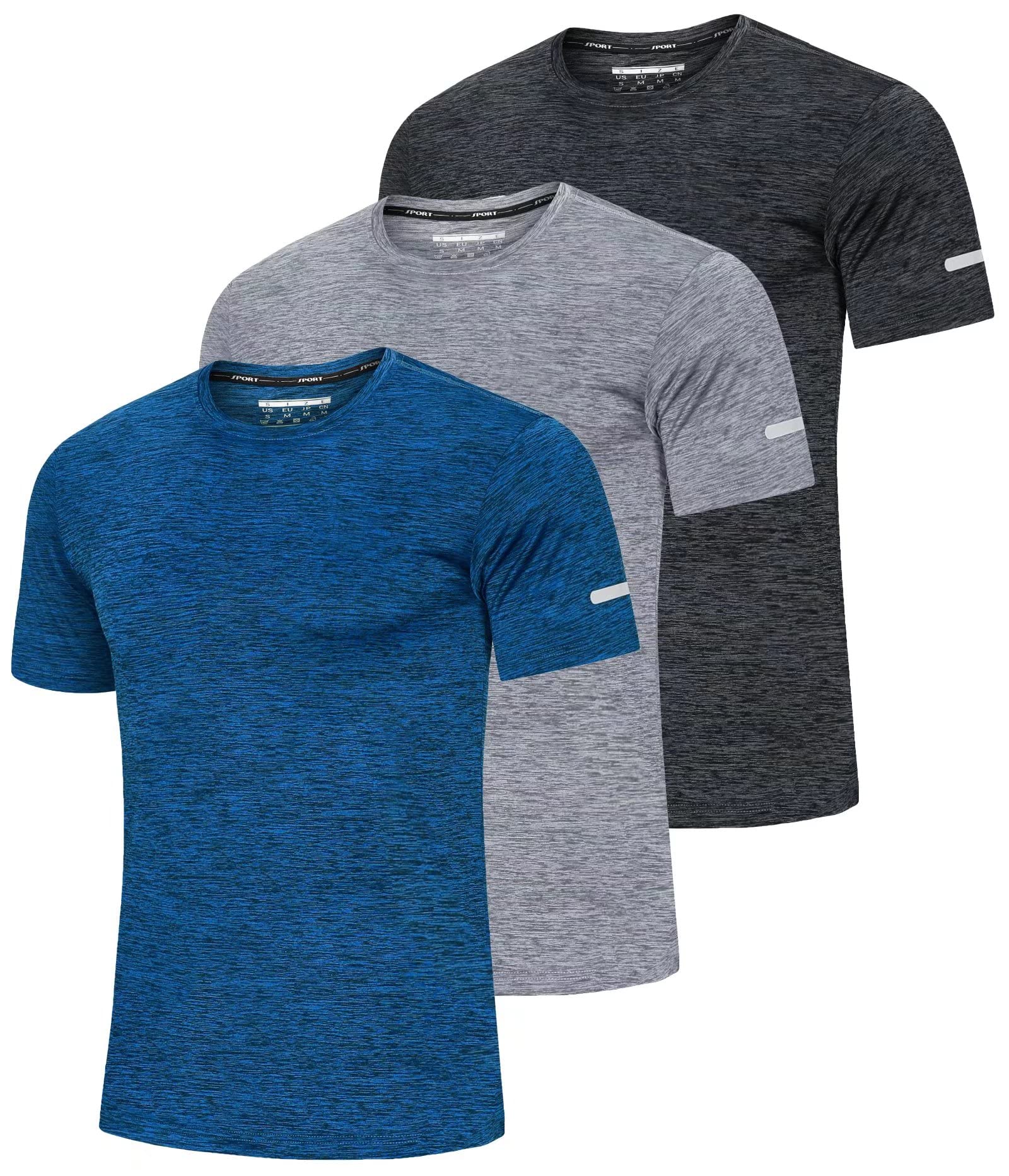 MAGCOMSEN Dryfit Shirts Mens T Shirts for Men Short Sleeve Shirts Athletic Shirts for Men Fishing Shirts Summer Top Tee Running T Shirt Gym Shirts for Men