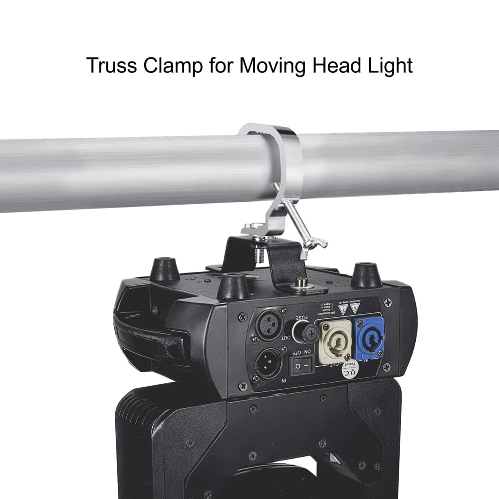 Truss C Clamp 1.18-2 Inch, 10 Pack Olaalite Stage Lights Truss Clamps, Fit for 30-50mm OD tube, Load Capacity 55LB Stage Lighting C Clamp for DJ Lighting Par Lights Spot Lights