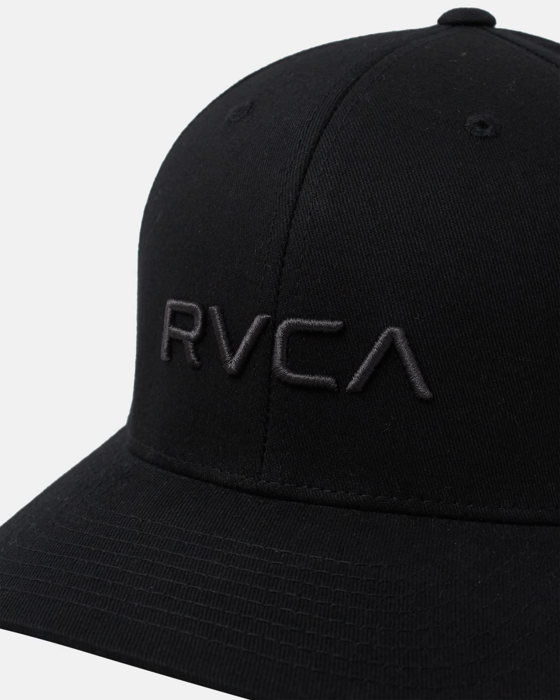 RVCA Men's Flex Fit, Black