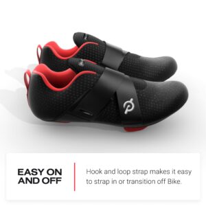 Peloton Altos Cycling Shoes for Bike and Bike+ with Single Hook and Loop Strap and Delta-Compatible Bike Cleats