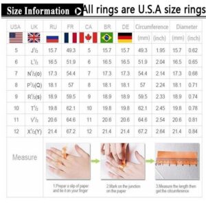 LOVERSRING His and Hers Wedding Ring Sets Couples Rings 10K White Gold Stainless Steel Wedding Engagement Ring Bridal Sets Men's Women Tungsten Carbide Band