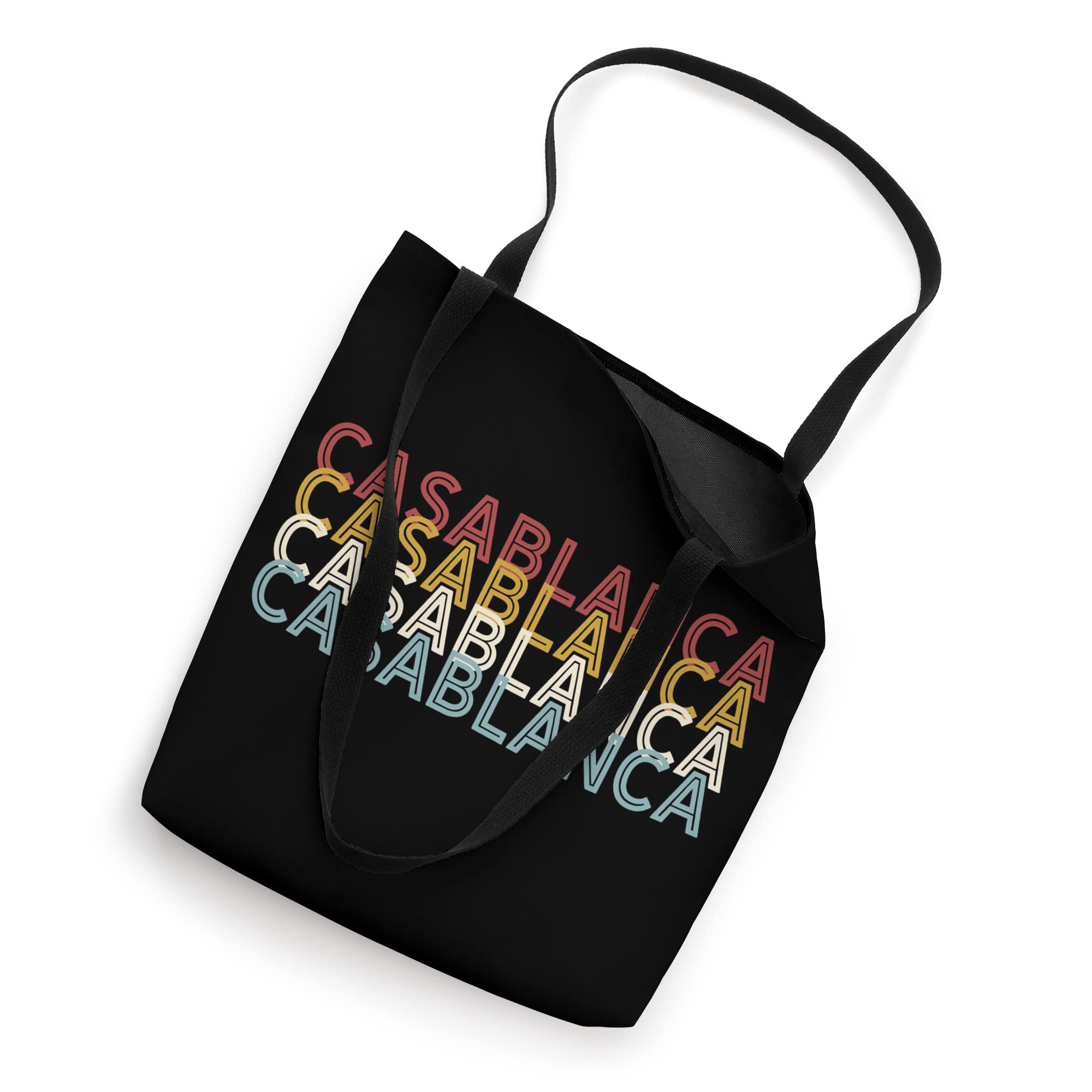 Famous City 70's Retro USA - Vintage Casablanca Tote Bag