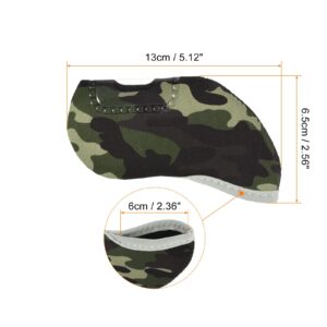 PATIKIL Golf Club Iron Head Covers, 10 Pack Visible Window Waterproof Protection Sleeve for Outdoor Sport, Camouflage