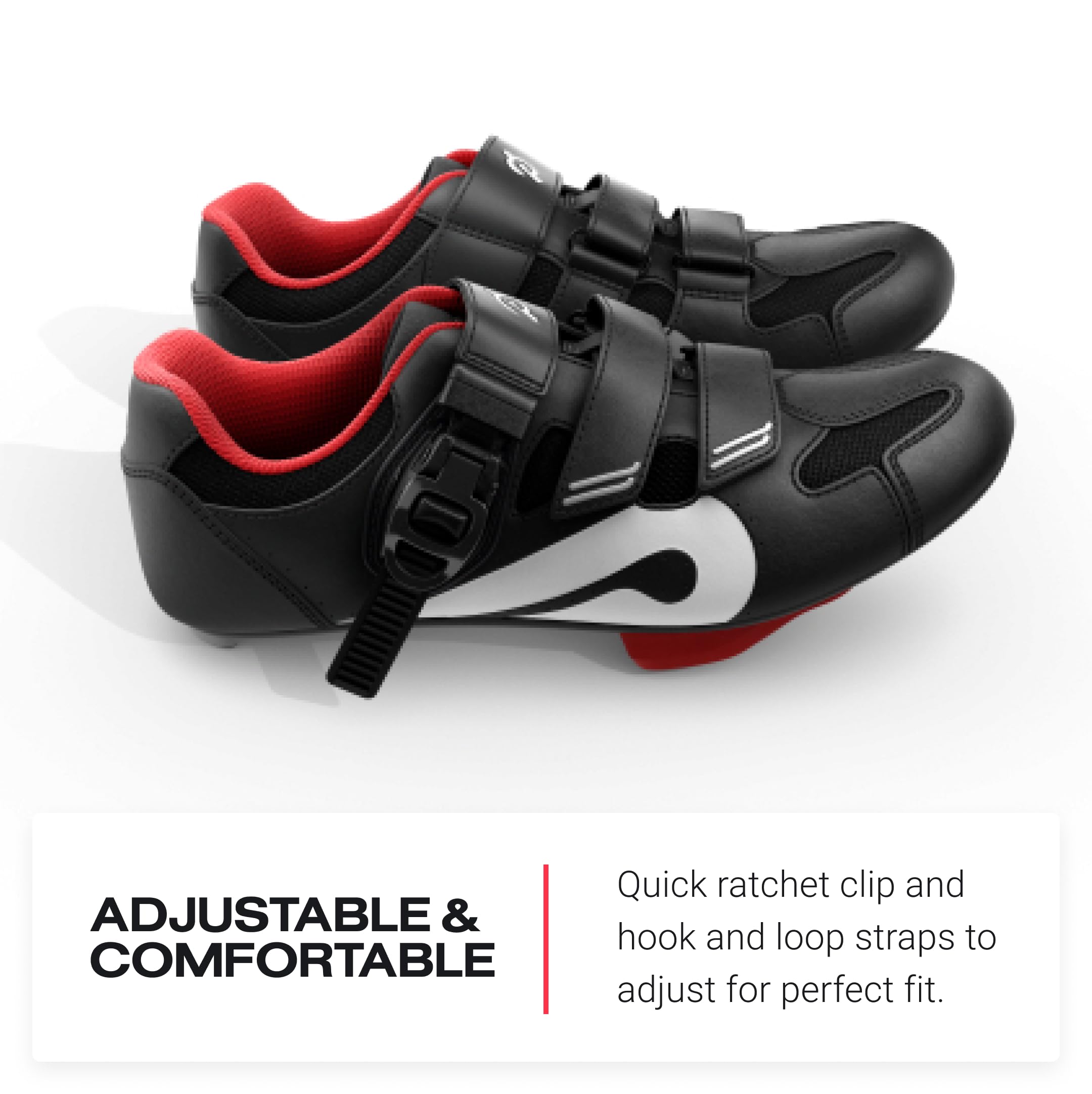 Peloton Cycling Shoes for Peloton Bike and Bike+ with Delta-Compatible Bike Cleats - Size EU 46 / Size US 12 Men