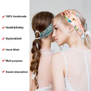 Yunsailing 36 Pcs Boho Headbands for Women - Non Slip Wide Headband for Yoga, Workout, Running - Hair Bands, Sweat Wraps, Accessories for Women & Girls