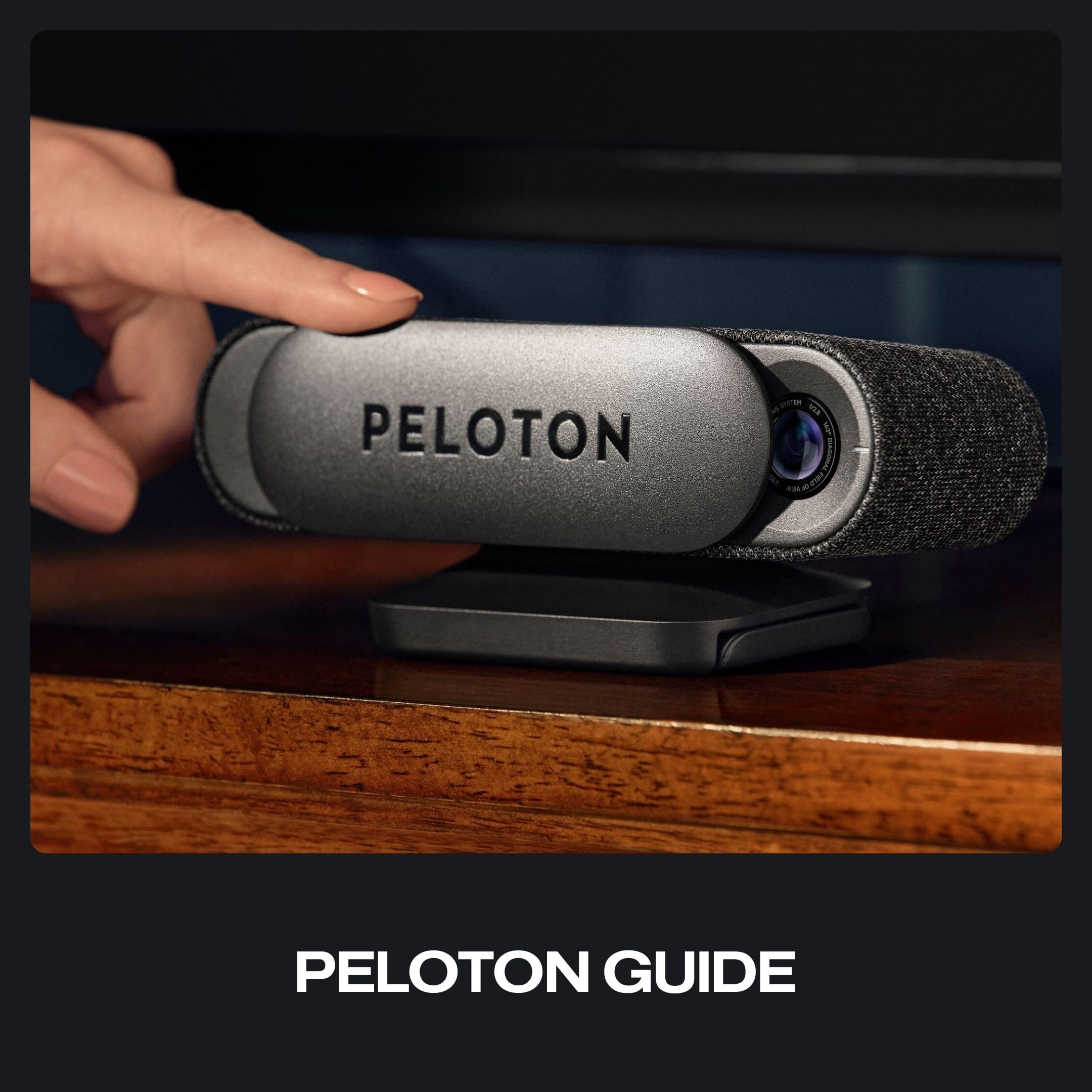 Peloton Guide AI-Powered Personal Strength Training Device For Your TV, with Built-In Camera Technology, World-Class Instructors, and Motivating Training Features,Black