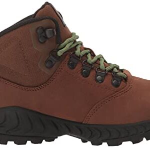 KEEN Women's NXIS Explore Mid Height Waterproof Fast Packing Hiking Boots, Bison/Campsite, 6