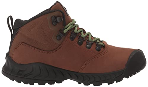 KEEN Women's NXIS Explore Mid Height Waterproof Fast Packing Hiking Boots, Bison/Campsite, 6