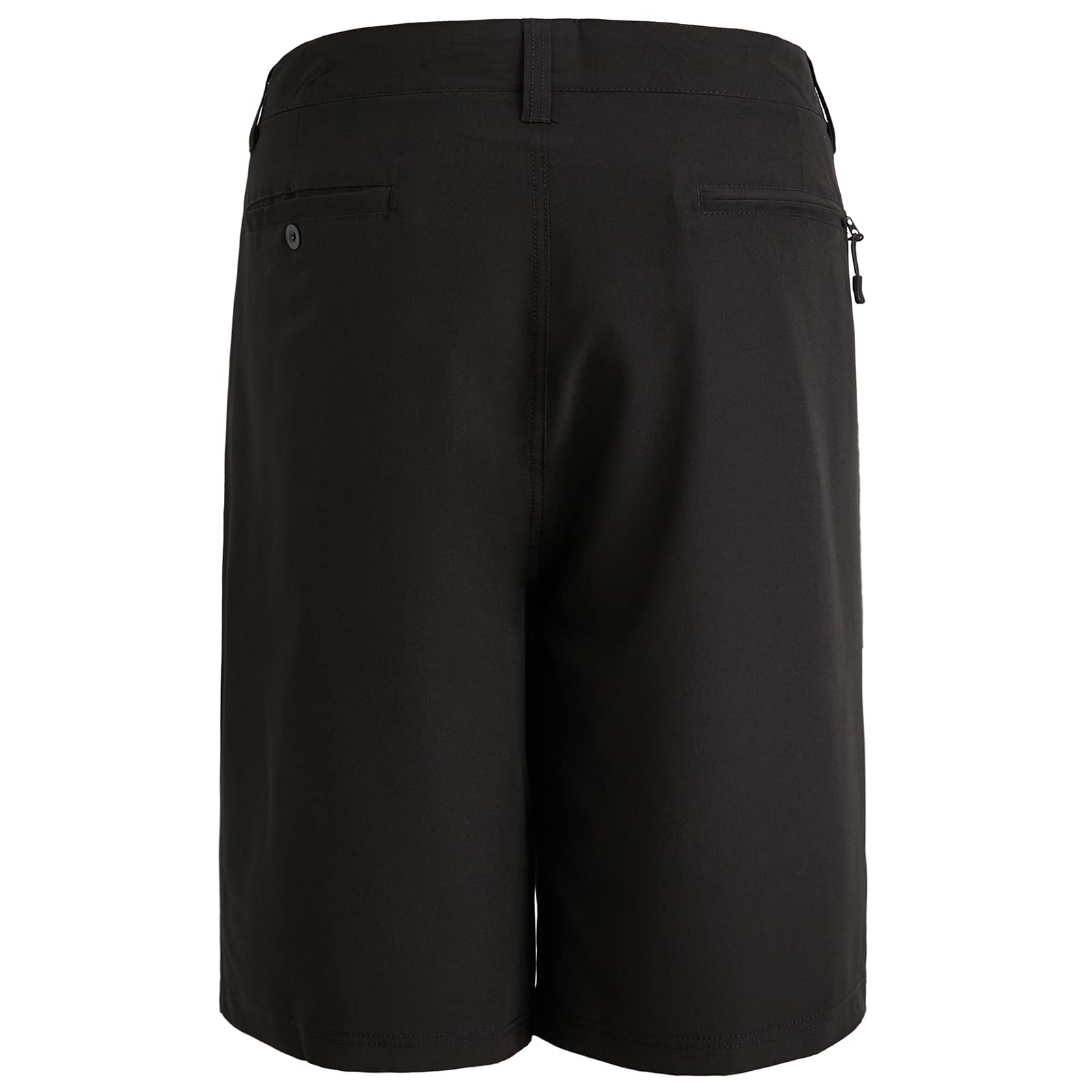 Men's Amphibian Hybrid Shorts Golf Casual Shorts Stretch Quick Dry Walk Athletic Camping Hiking MP301 Black 30