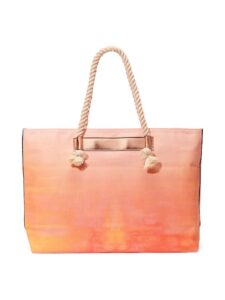 victoria's secret canvas tote color multi color new