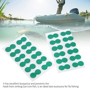 Yuecoom 24PCS Fishing Floats Slip Bobbers, Fishing Foam Bobbers for Fishing Fly Fishing Indicator, Fishing Tackle Accessory Fishing Tool Stick On Strike Float Fake