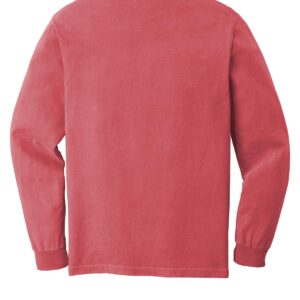 Comfort Colors 6.1 oz. Long-Sleeve Pocket T-Shirt (C4410) Crimson L