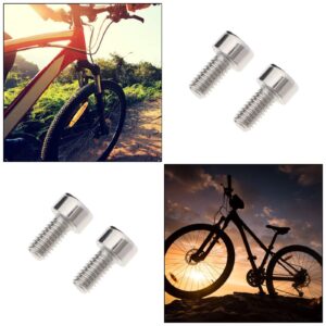 Create idea 10PCS Bicycle Fork Brake Cable Housing Clamps Bike Fork Brake Hose Guides Front Fork Cable C-Shaped Fixed Buckles 5.5mm Inner Diameter for Mountain Bike