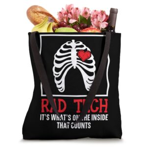 Rad Tech Radiologist Radiologic Technologist Radiology Squad Tote Bag