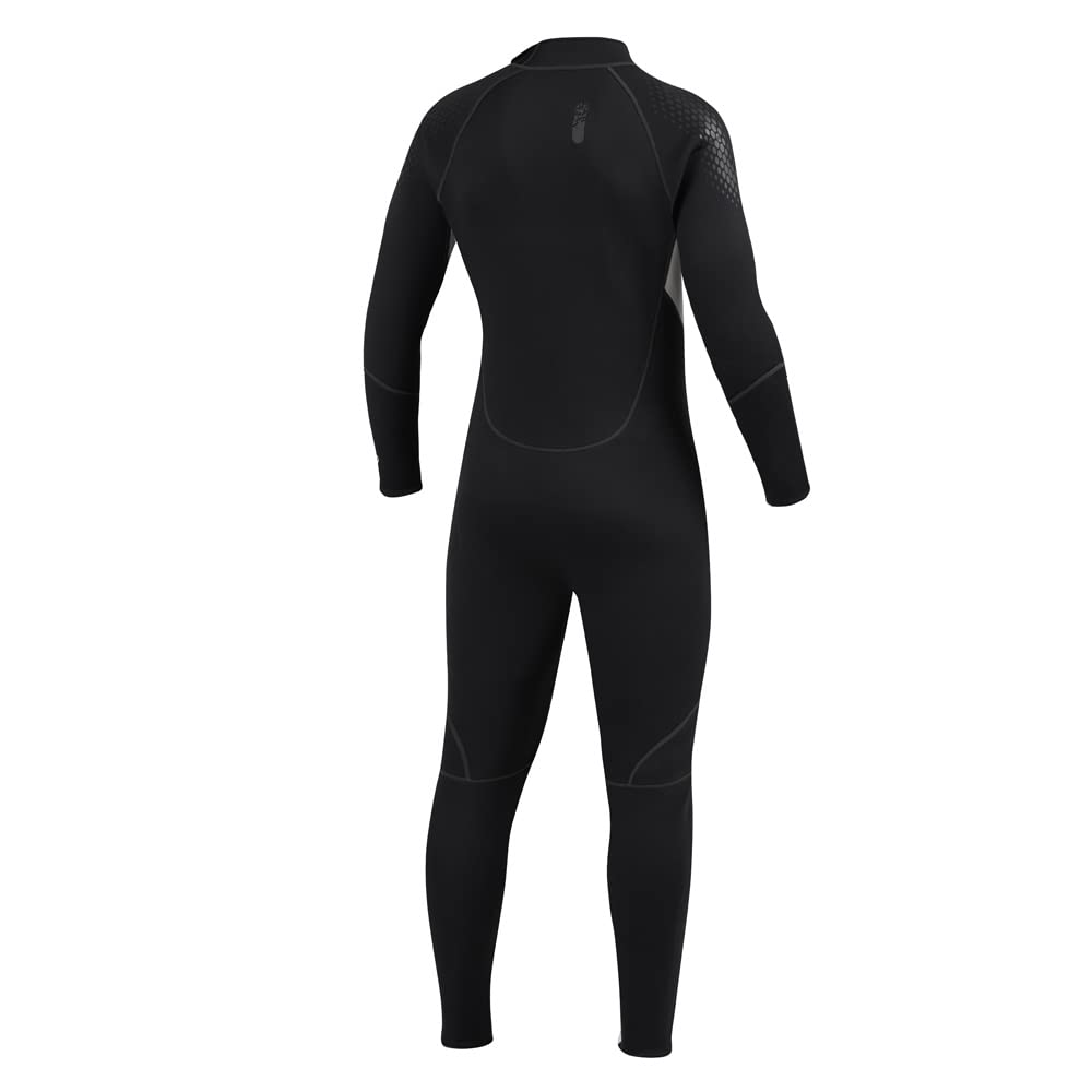 Wet Suits for Men Women 3mm Neoprene Full Body Diving Suits Keep Warm Suitable for Water Sports (X-Large, Men-Black Red -08)