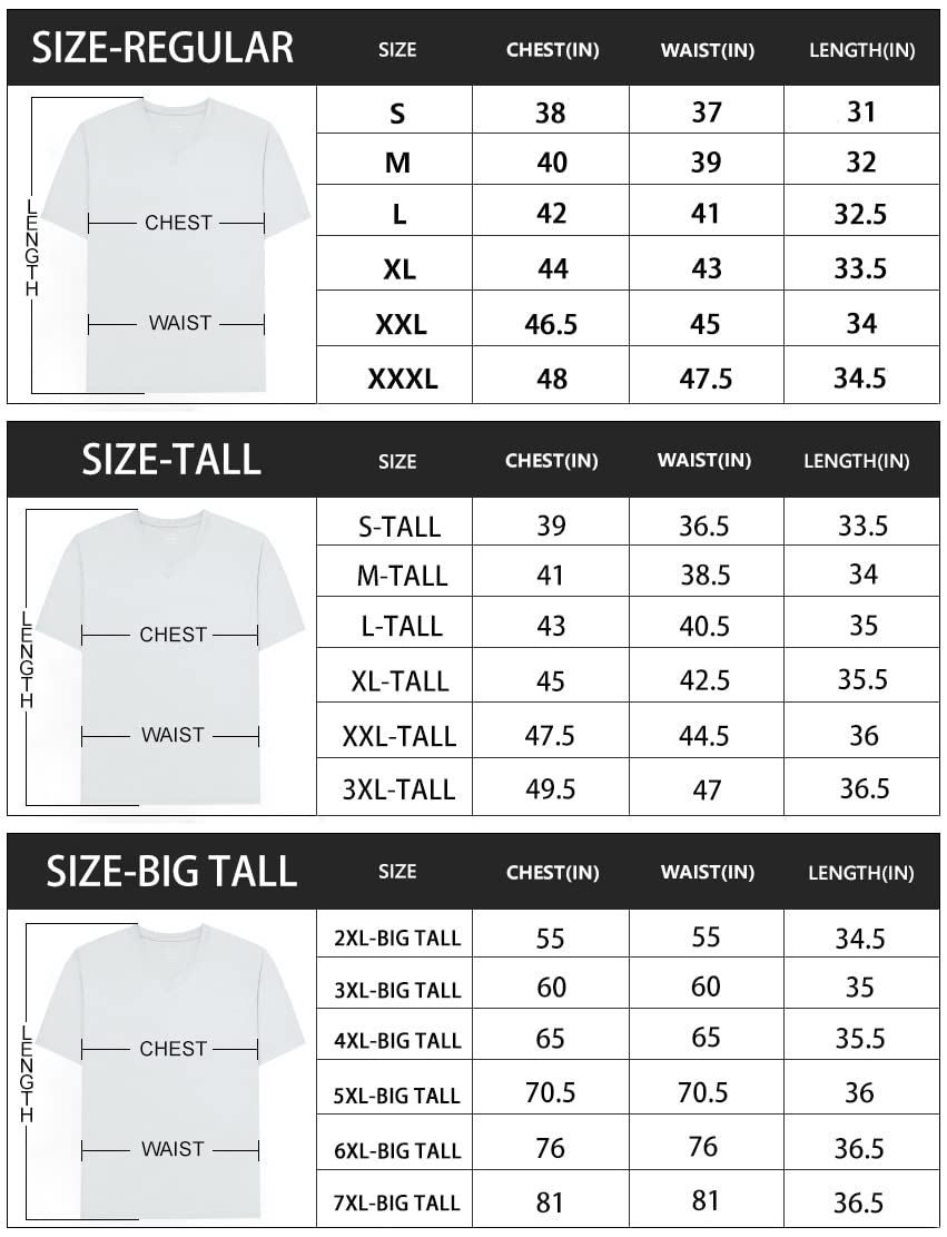 LETAOTAO Mens Big and Tall Shirts Hipster Slim Fit T-Shirts Longline Drop Cut Gym Muscle Tee