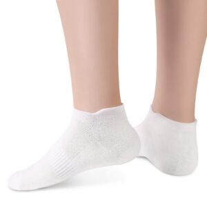 Women's Ankle Cotton Socks - Low Cut Athletic Sports Running Breathable Thin No Show Socks With Tab 6 Pairs