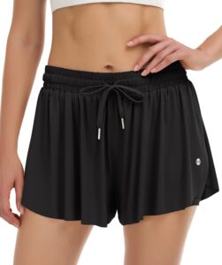 sport comfy running flowy shorts for women casual summer - butterfly lounge preppy athletic shorts x-small