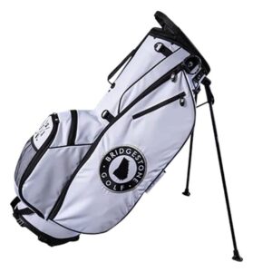 bridgestone golf state collection stand bag georgia, white