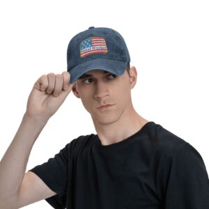 Pictetw U.S Flag Postal Worker Baseball Cap Mail Carrier Hat-Trucker Hats for Men and Women Navy