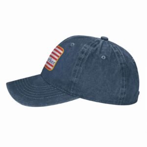 Pictetw U.S Flag Postal Worker Baseball Cap Mail Carrier Hat-Trucker Hats for Men and Women Navy