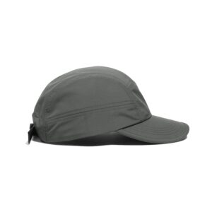 CLAPE Curved Brim 5 Panel Hat UPF50+ Sun Hats Quick Dry Outdoor Sports Run Cap (WBC3-Gray)