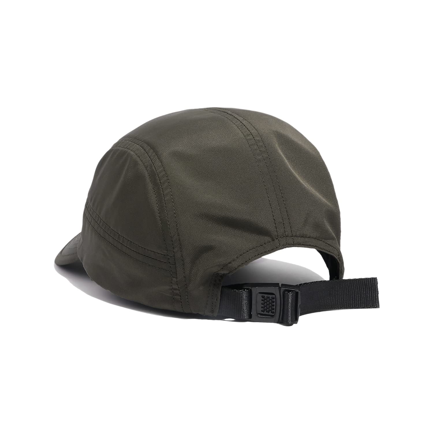 CLAPE Curved Brim 5 Panel Hat UPF50+ Sun Hats Quick Dry Outdoor Sports Run Cap (WBC3-Gray)