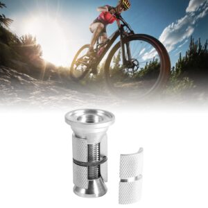 HERCHR Bike Headset Expander, 28.6mm Bicycle Expansion Bolt Bike Headset Screw for Road Bike Top Cap Nut Plug Bolt Stem