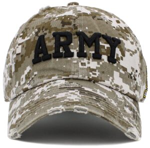 kbarmy-023 digi-cit us army official licensed premium quality vintage distressed veteran military star baseball cap