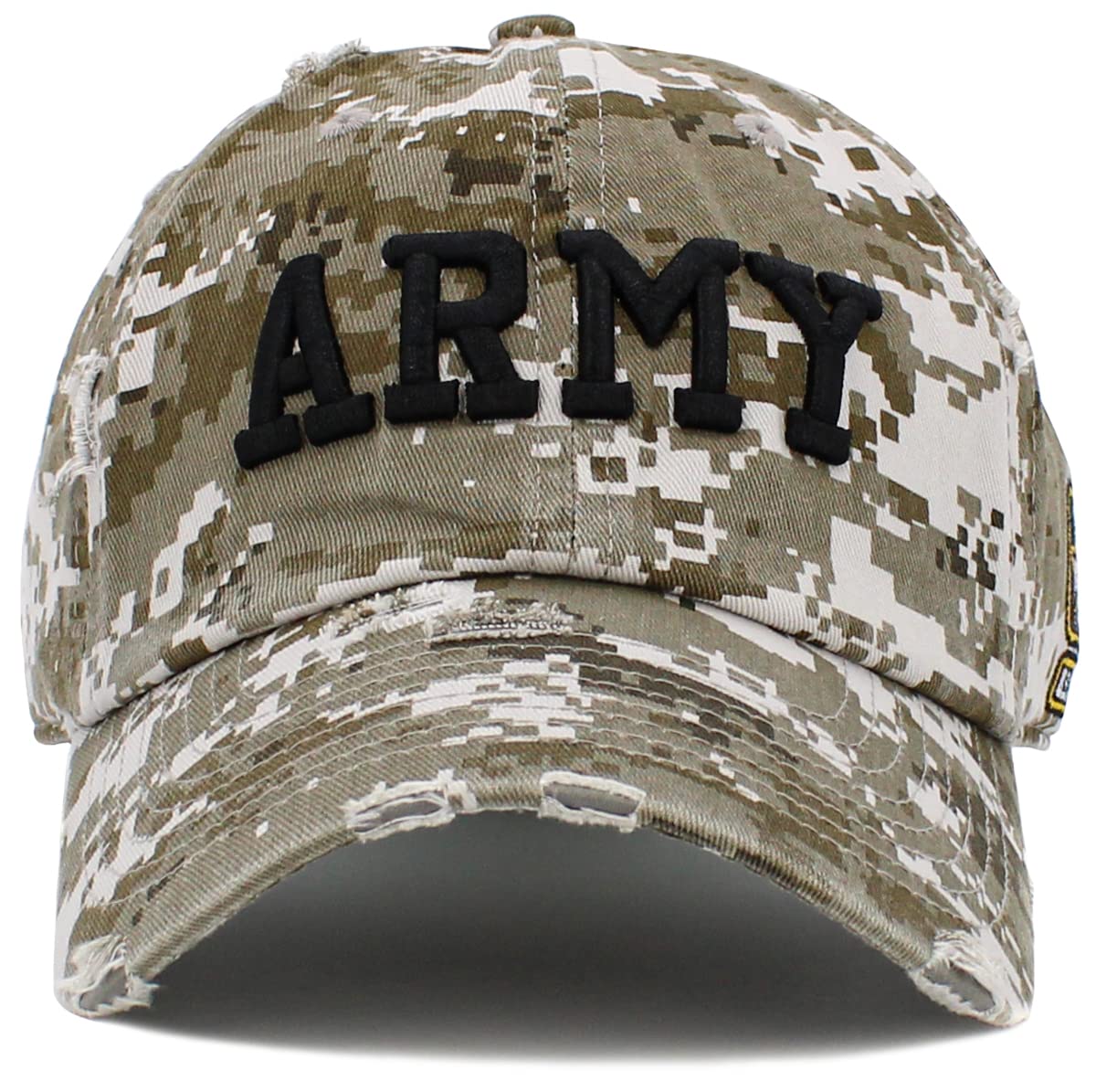 KBARMY-023 DIGI-CIT US Army Official Licensed Premium Quality Vintage Distressed Veteran Military Star Baseball Cap