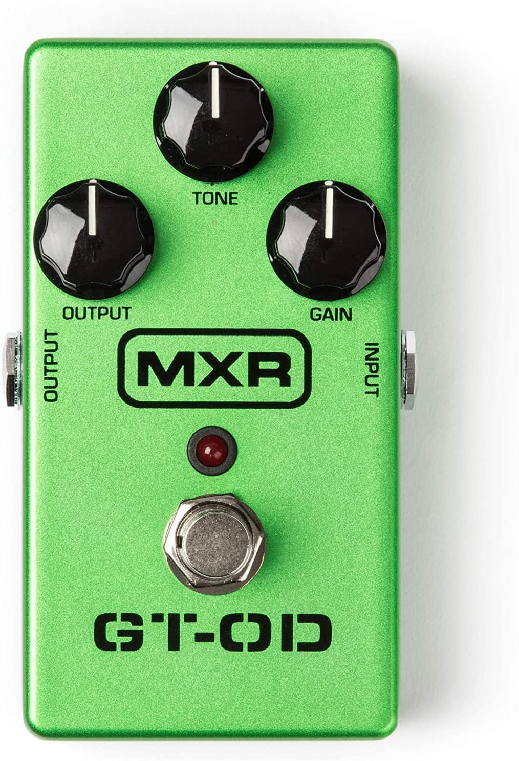 Briskdrop MXR M193 GT-OD Overdrive Guitar Effects Pedal Bundle with 2 Patch Cables, 6 Dunlop Picks, and Power Supply (M193bundle2)