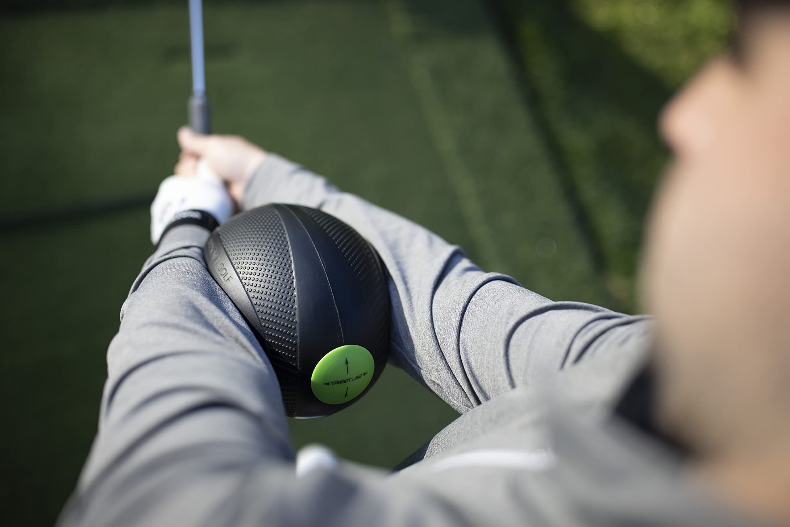 theSTRUCTUREBALL Golf Training Aid is a Golf Swing Aid That Helps Train Proper Swing Mechanics, Arm Structure, Setup, and Alignment