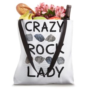 Rock Lady Geologist Rockhounding Rock Collecting Tote Bag