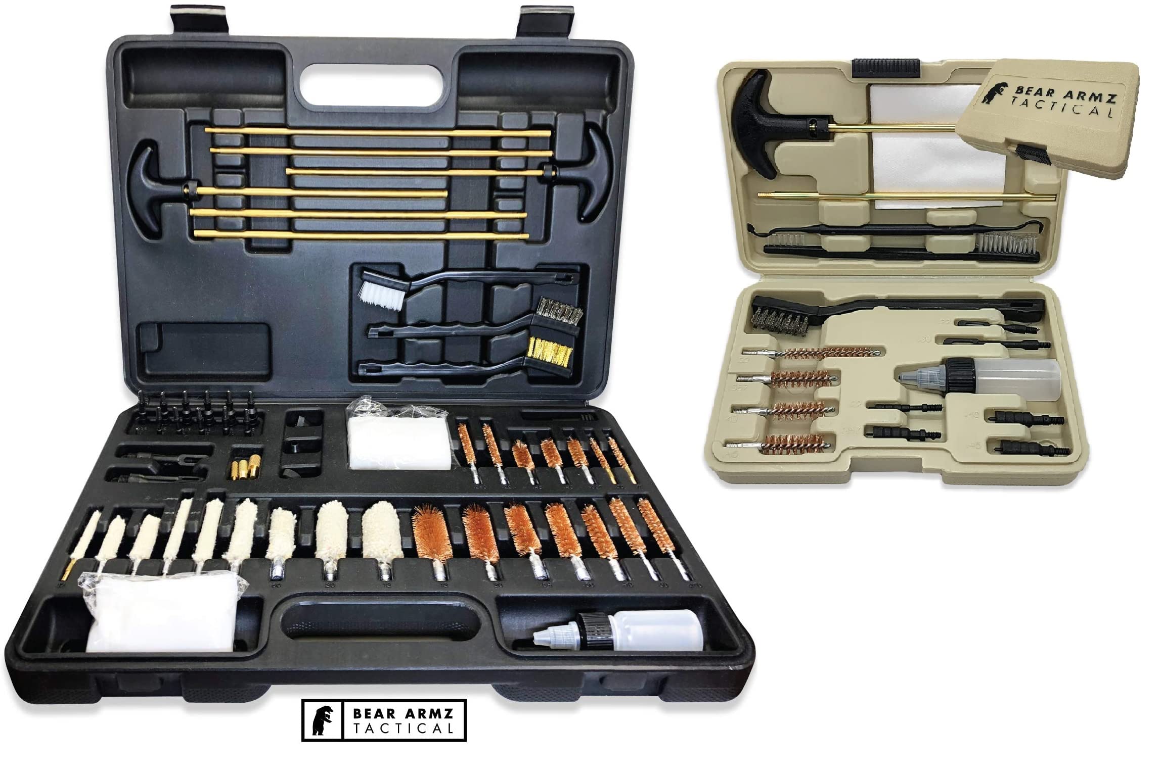 Bear Armz Tactical Universal Gun Cleaning Kit | American Company | Perfect for Shotguns, Rifles, Muzzle Loaders, Handguns and Pistols